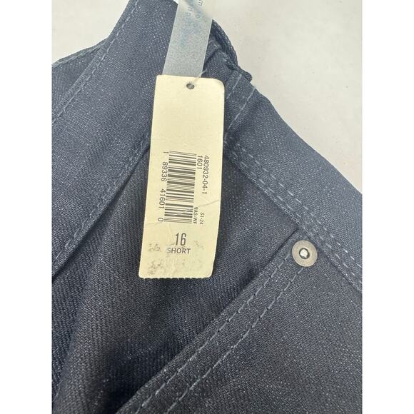 NWT 2008 Old Navy The Diva Boot Leg Jeans Dark Wash Mid Rise - Size 16 Short - Picture 12 of 12